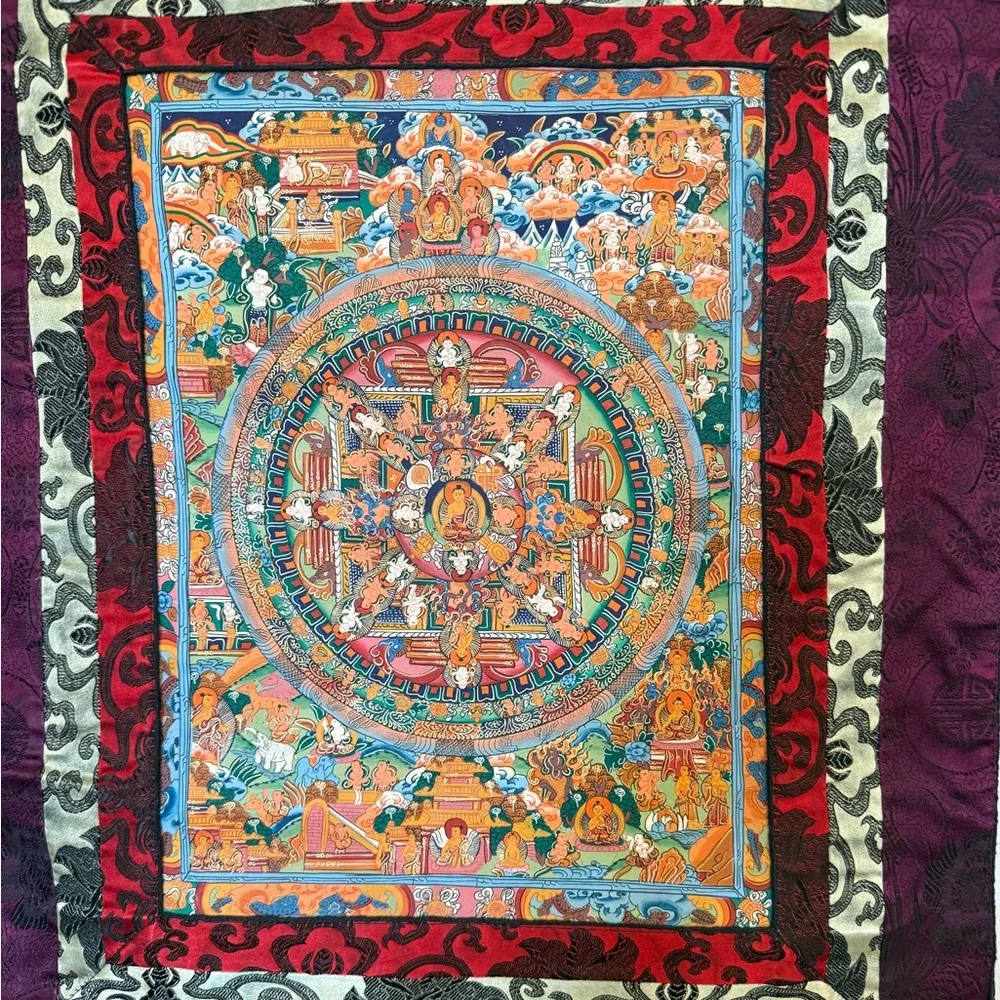 Indian Mandala Tapestry Wall Art